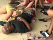 Interracial Blow Job Orgy 1/16