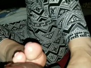 Step mom footjob with milky cumshot 5/16