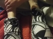 Foot rub with lotion before hook up 4/16