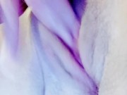 Closeup orgasm (family in room next to me) 12/16