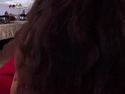 Beautiful Cum and Sensual Blowjob - cock kisses, pretty face, soft tits 1/16