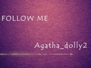 CHICA LATINA TIENE 3 SQUIRTS CON SUS JUGUETES, SOLA EN CASA AGATHA DOLLY 1/16