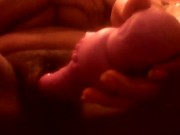 Ebony teen plays with wet pussy 15/16