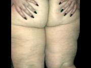 Sexy BBW twerks and jiggles her fat ass 10/16
