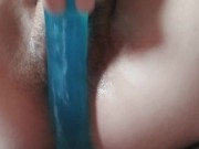 fucking myself with a jelly dildo :) 9/16
