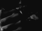 Male stripper masturbation strokes rock hard 7in plus cock 15/16