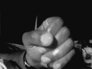 Male stripper masturbation strokes rock hard 7in plus cock 7/16