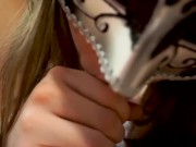 Hot young MILF sucking husbands big cock dry 14/16