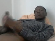 Laying in bed and masturbating 13/16