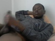 Laying in bed and masturbating