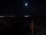 Night Exhib Walk in front of sea 13/16