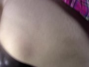 mr hankey's dildo fucking hot wet pussy through my pants making it cum 12/16