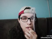 Friend Cums Over to Fix my Computer and Gets His Little Cock Sucked!! 2/16