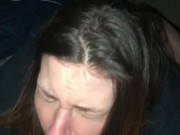 BABYSITTER SUCKED MY DICK LIKE A PRO...ASS THROBN CUMSHOT..FACIAL 5/16