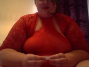 Smoking in Red Lingerie 5/16