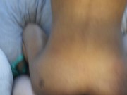 POV Black Teen Takes Cumshot On Big Fat Ass and Pussy HD 4k 12/16