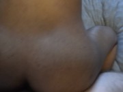 POV Black Teen Takes Cumshot On Big Fat Ass and Pussy HD 4k 7/16