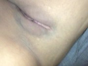 Close up, touching my freshly shaved pussy 6/16