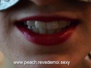 Je te parle salement - Gros plan sur ma bouche