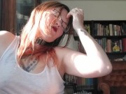 Sexy MILF having fun while smoking 2/16