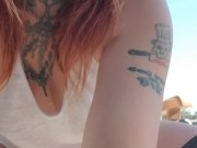 Sexy MILF having fun while smoking 9/16