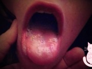 blindfold submissive sperm addict serves under table 14/16