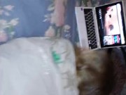 White teen bent over and fucked hard by BBC in dorm room 1/16