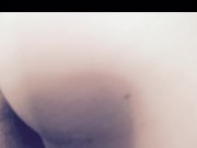 Curvy blonde in red lingerie striptease and pussy play 5/16