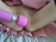 cute girl whimpers and gets her orgasm ruined || intense edging 8/16