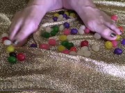 Savor My Toe Candies - ASMR - Bare Foot Fetish 10/16