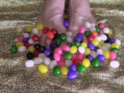 Savor My Toe Candies - ASMR - Bare Foot Fetish 13/16