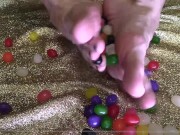 Savor My Toe Candies - ASMR - Bare Foot Fetish 16/16