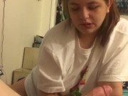 AMATURE GF GIVES SLOPPY HEAD 13/16