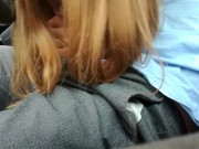 STEP SISTER SUCKS COCK IN THE CAR 12/16