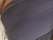 Big titty black bbw milf masturbates