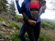 Beautiful young couple fucks in the rain - Tight Pussy Creampie - Ep 4 1/16