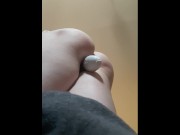 Was so horny, that started to fuck myself staying on the knees till orgasm 13/16