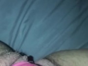 teen has intense orgasm with dildo 16/16