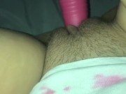 teen has intense orgasm with dildo 2/16
