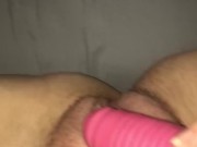 teen has intense orgasm with dildo 6/16