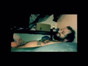 Emo slut gets throatfucked, rides dick and gets a facial 6/16