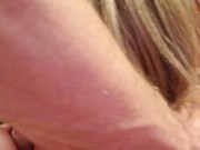 Sucking my dick while i choke her with my belt 16/16