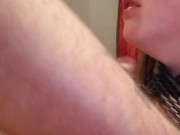 Sucking my dick while i choke her with my belt 5/16