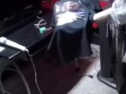 Real Hot gf CUMS sucking cock 1/16