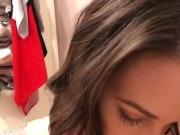 POV blowjob/titjob combo!! Cum on my tits! 11/16