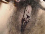 HD EXTREME Closeup of Hairy Pussy and Fingering 4/16