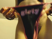 Panty Show #1 - 3 Sexy New Thongs 13/16
