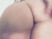 Curvy blonde striptease in pink and black g string bikini 16/16