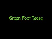 Milf Foot Tease with Neon Green Toes 1/16