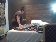 buttcrack in hotel while friend showers + flashing naked in window PUBLIC 6/16